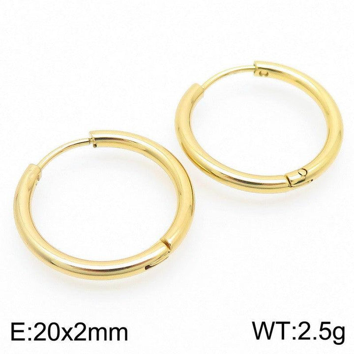 Kalen Stainless Steel Hoop Earrings Wholesale for Women - kalen