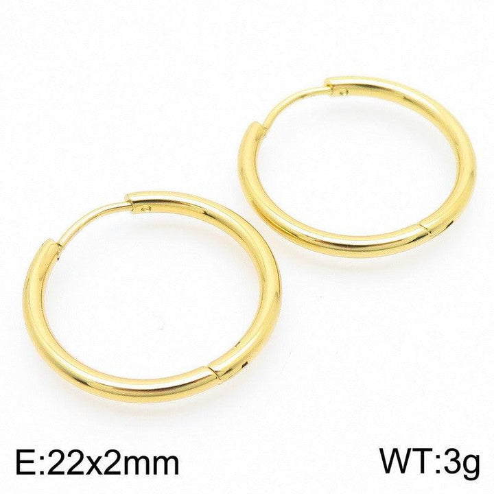 Kalen Stainless Steel Hoop Earrings Wholesale for Women - kalen