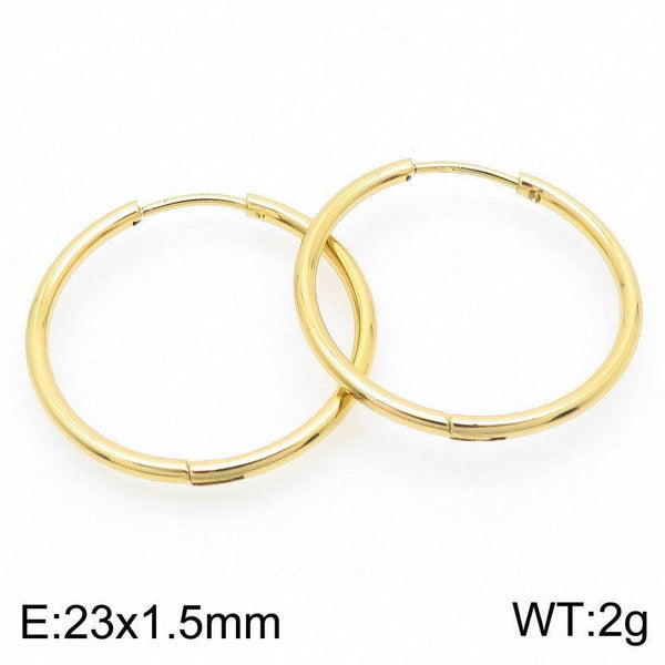 Kalen Stainless Steel Hoop Earrings Wholesale for Women - kalen