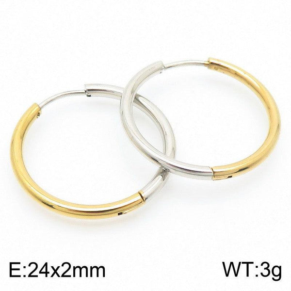 Kalen Stainless Steel Hoop Earrings Wholesale for Women - kalen