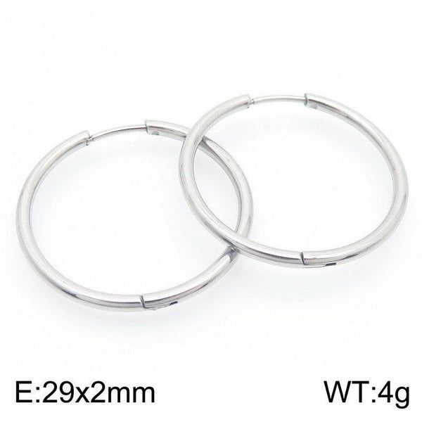 Kalen Stainless Steel Hoop Earrings Wholesale for Women - kalen