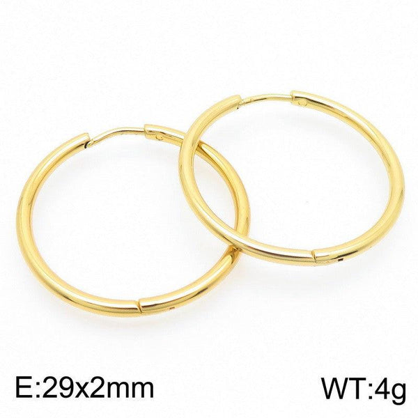 Kalen Stainless Steel Hoop Earrings Wholesale for Women - kalen