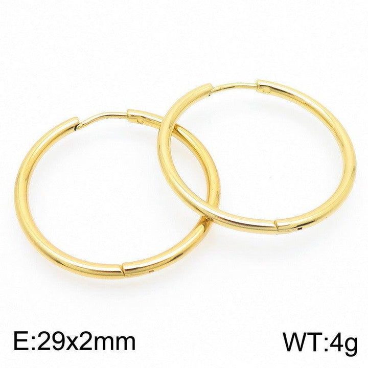 Kalen Stainless Steel Hoop Earrings Wholesale for Women - kalen