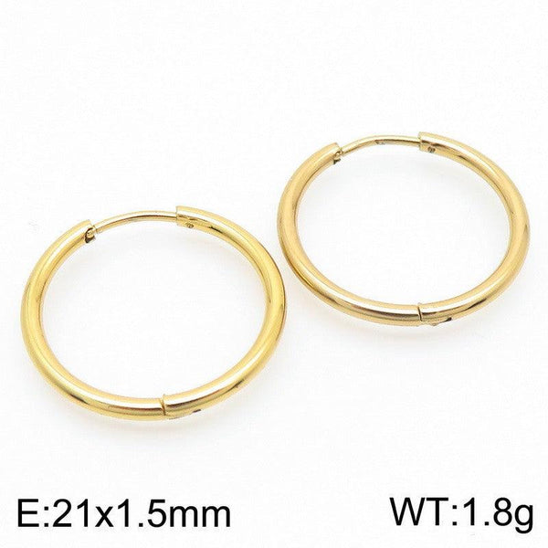 Kalen Stainless Steel Hoop Earrings Wholesale for Women - kalen