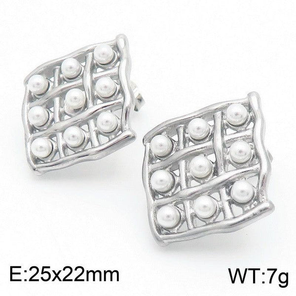 Kalen Stainless Steel Stud Earrings Wholesale for Women - kalen