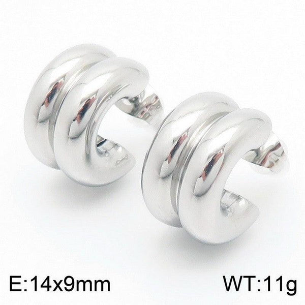 Kalen Stainless Steel Stud Earrings Wholesale for Women - kalen