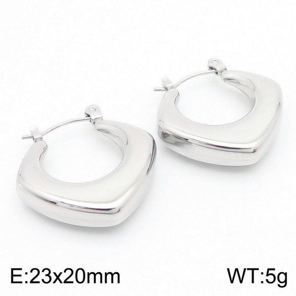 Kalen Stainless Steel Hoop Earrings Wholesale for Women - kalen