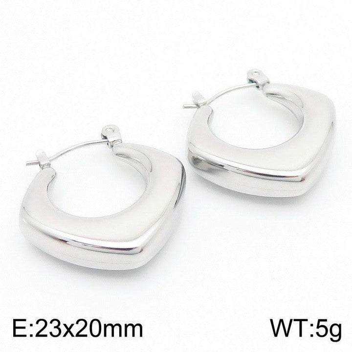 Kalen Stainless Steel Hoop Earrings Wholesale for Women - kalen