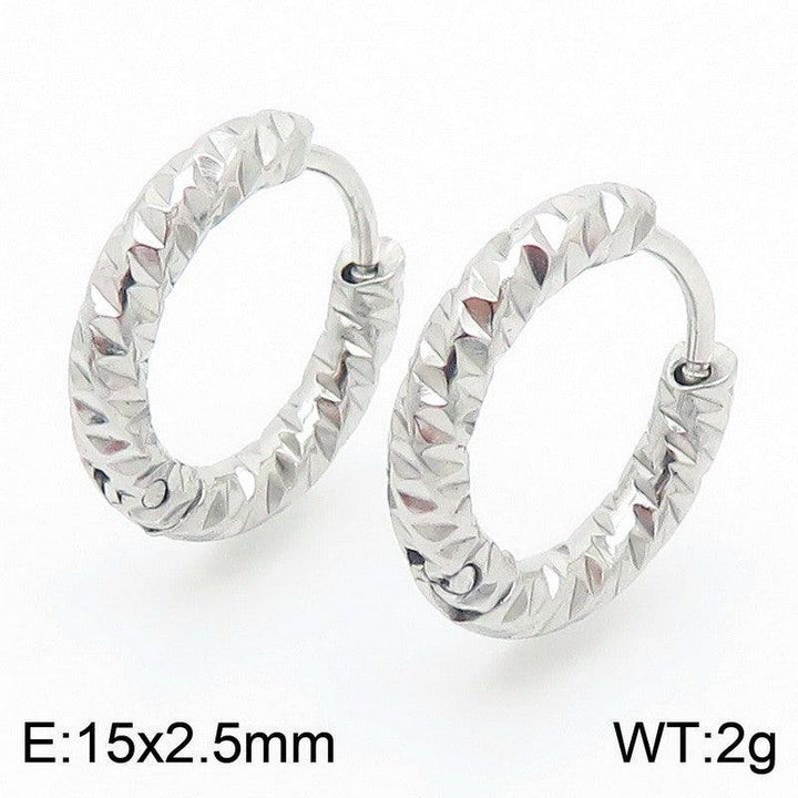 Kalen Stainless Steel Hoop Earrings Wholesale for Women - kalen