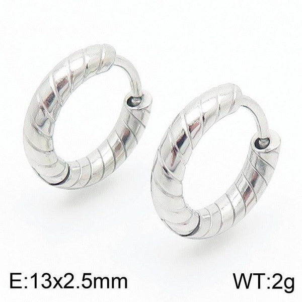 Kalen Stainless Steel Hoop Earrings Wholesale for Women - kalen