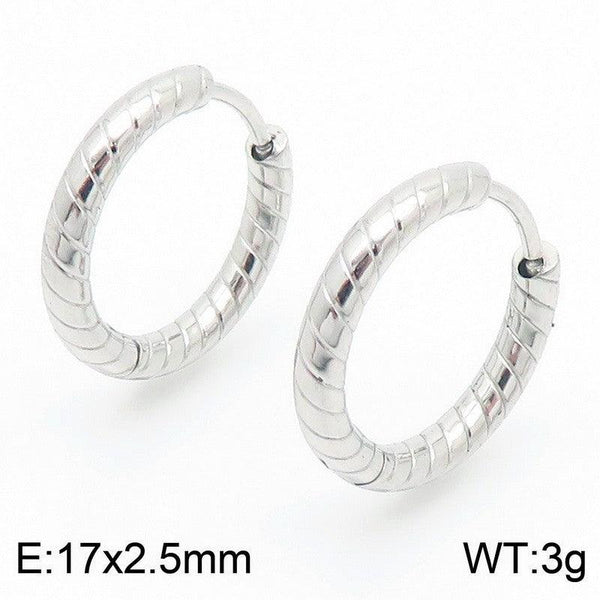 Kalen Stainless Steel Hoop Earrings Wholesale for Women - kalen