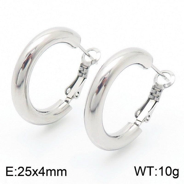 Kalen Stainless Steel Hoop Earrings Wholesale for Women - kalen