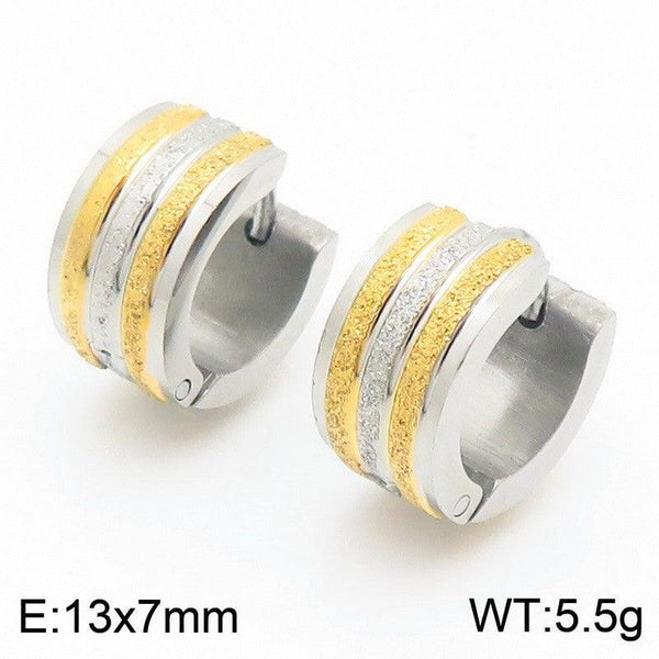 Kalen Stainless Steel Huggie Hoop Earrings Wholesale for Women - kalen