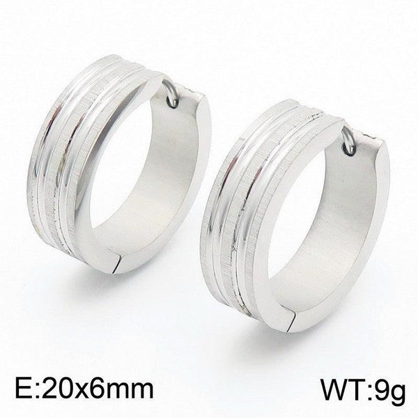 Kalen Stainless Steel Huggie Hoop Earrings Wholesale for Women - kalen