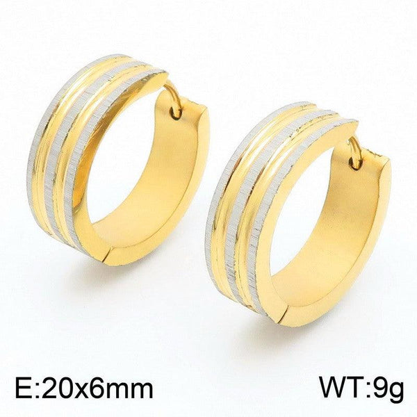 Kalen Stainless Steel Huggie Hoop Earrings Wholesale for Women - kalen