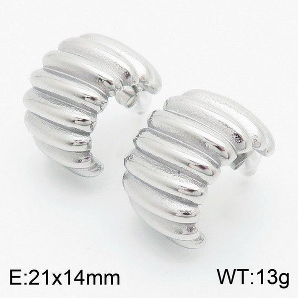 Kalen Stainless Steel Stud Earrings Wholesale for Women - kalen