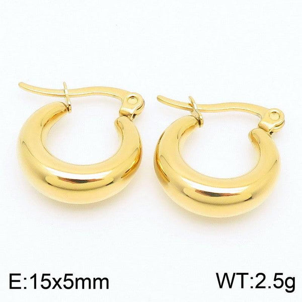 Kalen Stainless Steel Hoop Earrings Wholesale for Women - kalen