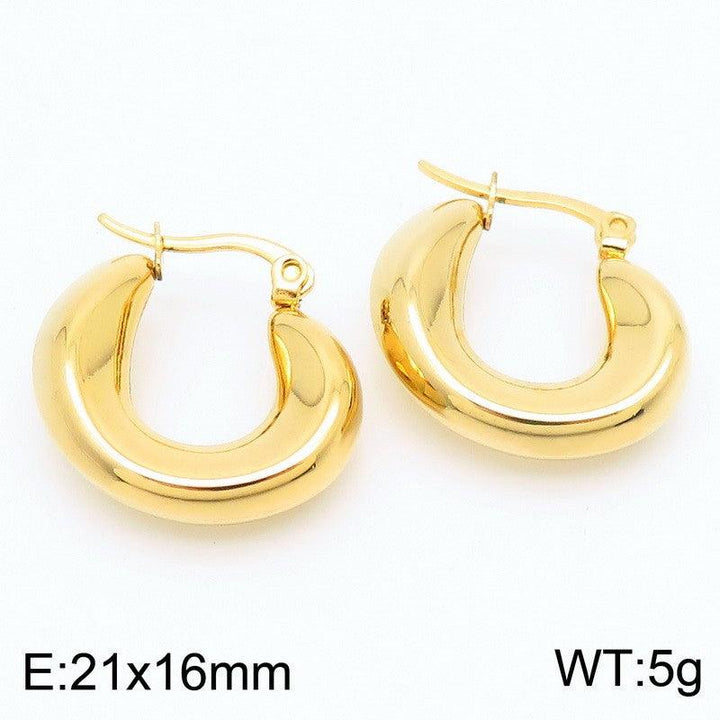 Kalen Stainless Steel Hoop Earrings Wholesale for Women - kalen