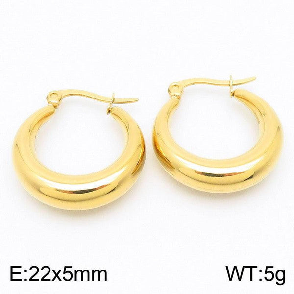 Kalen Stainless Steel Hoop Earrings Wholesale for Women - kalen