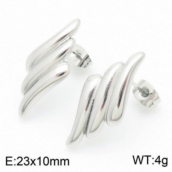 Kalen Stainless Steel Stud Earrings Wholesale for Women - kalen