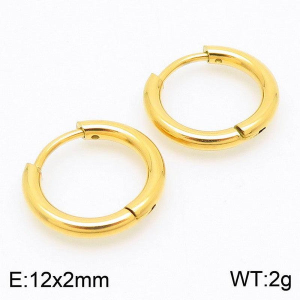 Kalen Stainless Steel Hoop Earrings Wholesale for Women - kalen