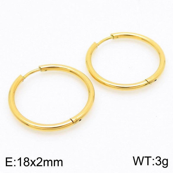 Kalen Stainless Steel Hoop Earrings Wholesale for Women - kalen