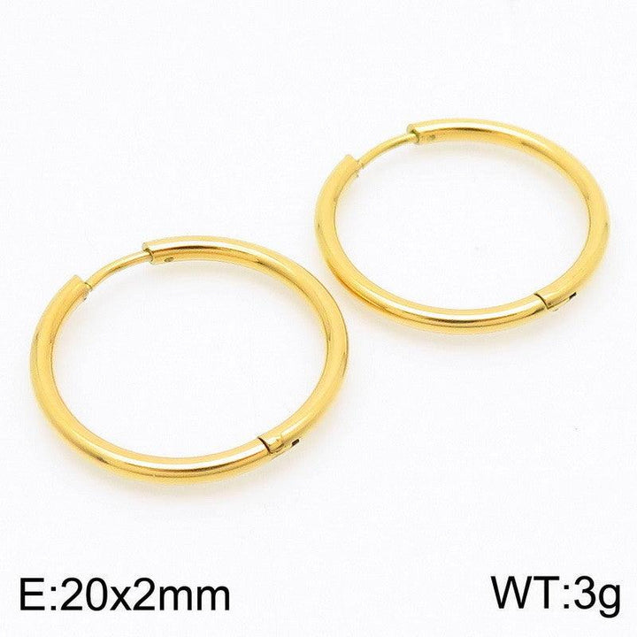 Kalen Stainless Steel Hoop Earrings Wholesale for Women - kalen