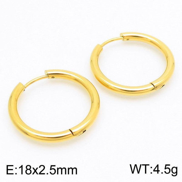 Kalen Stainless Steel Hoop Earrings Wholesale for Women - kalen