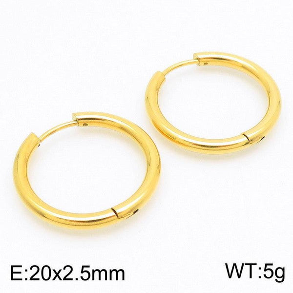 Kalen Stainless Steel Hoop Earrings Wholesale for Women - kalen