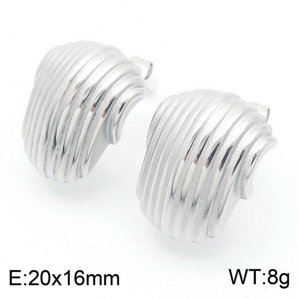 Kalen Stainless Steel Stud Earrings Wholesale for Women - kalen