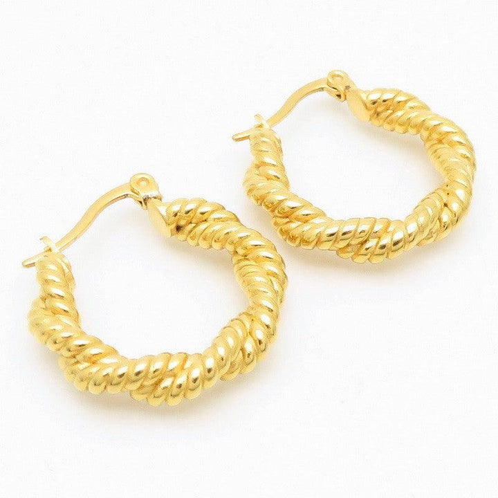 Kalen Stainless Steel Hoop Earrings Wholesale for Women - kalen