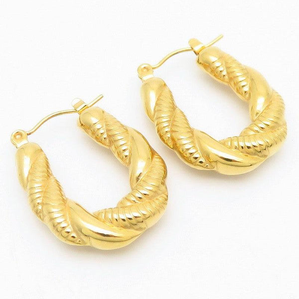 Kalen Stainless Steel Hoop Earrings Wholesale for Women - kalen