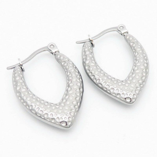 Kalen Stainless Steel Hollow Hoop Earrings Wholesale for Women - kalen