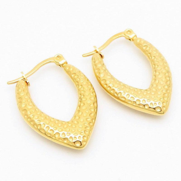 Kalen Stainless Steel Hollow Hoop Earrings Wholesale for Women - kalen