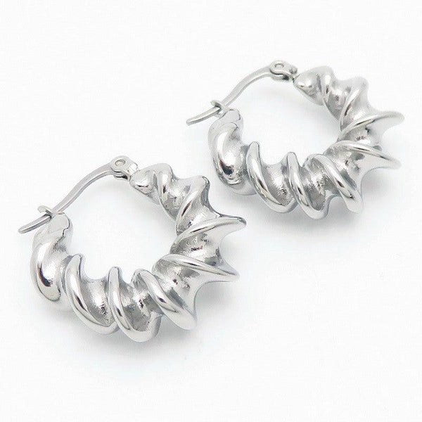 Kalen Stainless Steel Hoop Earrings Wholesale for Women - kalen