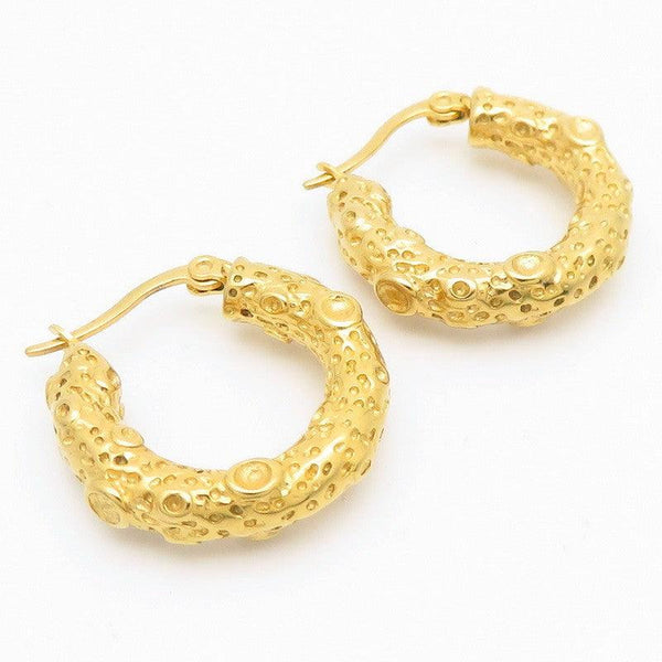 Kalen Stainless Steel Hollow Hoop Earrings Wholesale for Women - kalen