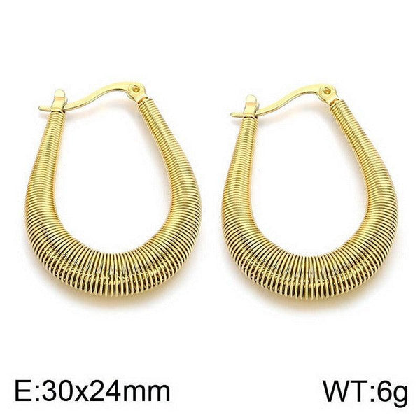 Kalen Stainless Steel Hoop Earrings Wholesale for Women - kalen