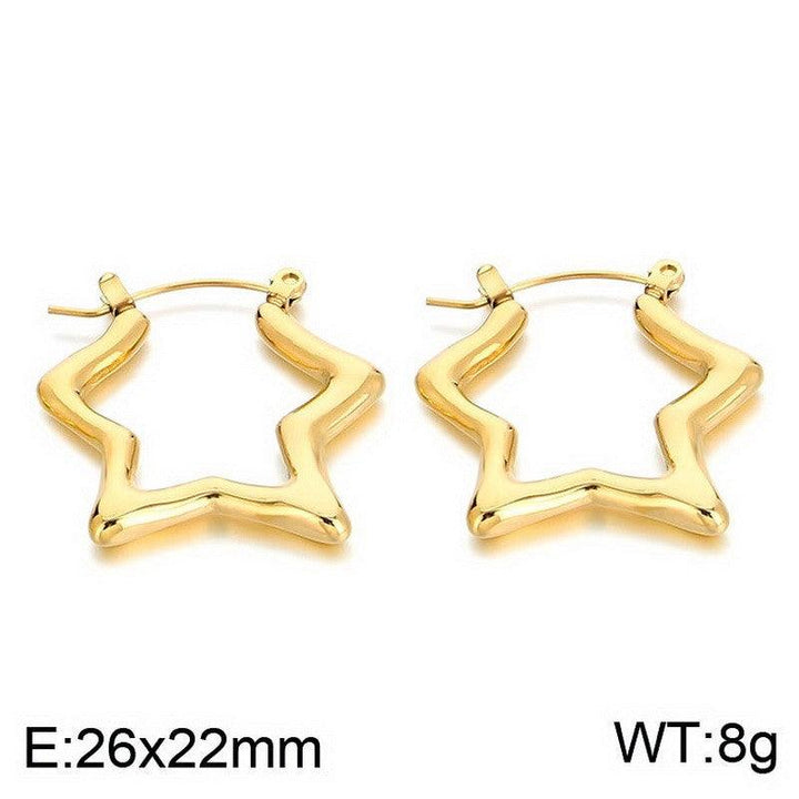 Kalen Stainless Steel Hoop Earrings Wholesale for Women - kalen