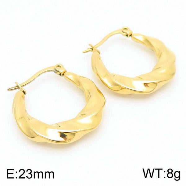 Kalen Stainless Steel Hoop Earrings Wholesale for Women - kalen